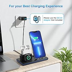 DUMTERR 3 in 1 Charging Station for Apple