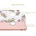 Fingic for Pineapple iPhone 8 Case,iPhone 7 Case，Ultra Slim Floral Pineapple Cover Hard PC Soft Rubber Anti-Scratch Shockproof Protective Skin Cover for iPhone 7/iPhone 8,Floral Pineapple/Rose Gold