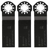 Bosch OSC118F-3 1-1/8-Inch Multi-Tool Bi-Metal Plunge Cut Blade, 3-Pack