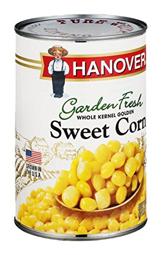 Hanover Garden Fresh Whole Kernel Golden Sweet Corn, 39 oz - Premium Canned Corn for Fresh Flavor Anytime