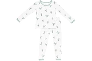KYTE BABY Toddler Pajama Set - Pjs for Toddlers Made from Soft Bamboo Rayon Material