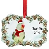 Alexandrine Parakeet Christmas Ornament 2024