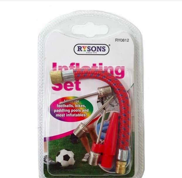 Ryson Inflating Needle Kits Needle Hose Sports Ball Basketball Football Tire Bike
