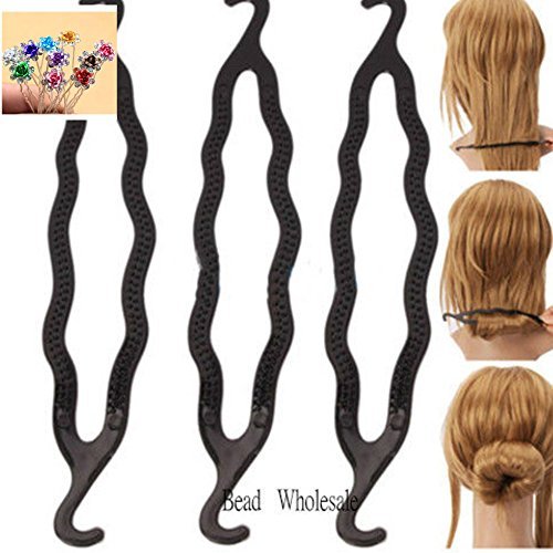 Amazon Com 3 Pcs Hair Bun Maker Pony Hair Accessory Hair Donut