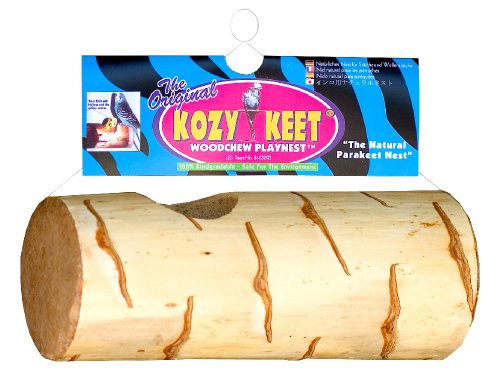 Wesco Pet Kozy Keet Woodchew Playnest Holistic Parakeet Nest, My Pet Supplies