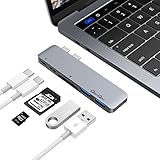 QacQoc USB C Hub, Compatible with 2016/2017 MacBook Pro 13