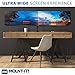 Mount-It! Ultrawide Dual Monitor Mount | VESA Stand for Computer Screens up to 38” | Height Adjustable Full Motion Arms for Two Displays | Black (MI-3853)thumb 1