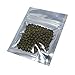 200 Pcs Clear Foil Flat Zipper Lock Mini Bag Self Seal Heat Sealed Pouch for Zip Food Storage Lock Bag with Tear Notches 3x3.9 inch (Usable Size 2.6x2.6 inch)