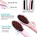 ChiTronic Women Hair Quick Straightener Electric Ceramic Rebonding Comb Brush Head Massager, °F/°C LCD Accurate Temperature Control (U.S. Plug, White)