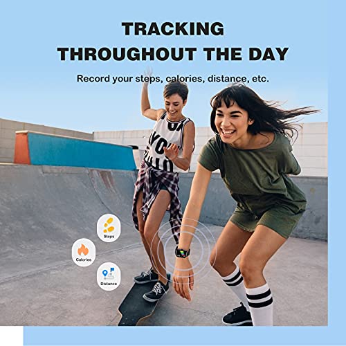 GOKOO Smartwatch Uomo Donna,Touch Screen Orologio Fitness Activity Tracker Sport Smart Watch con 24 modalità sportive IOS Android Notifiche da Cronometro Ossigeno nel sangue Cardiofrequenzimetro