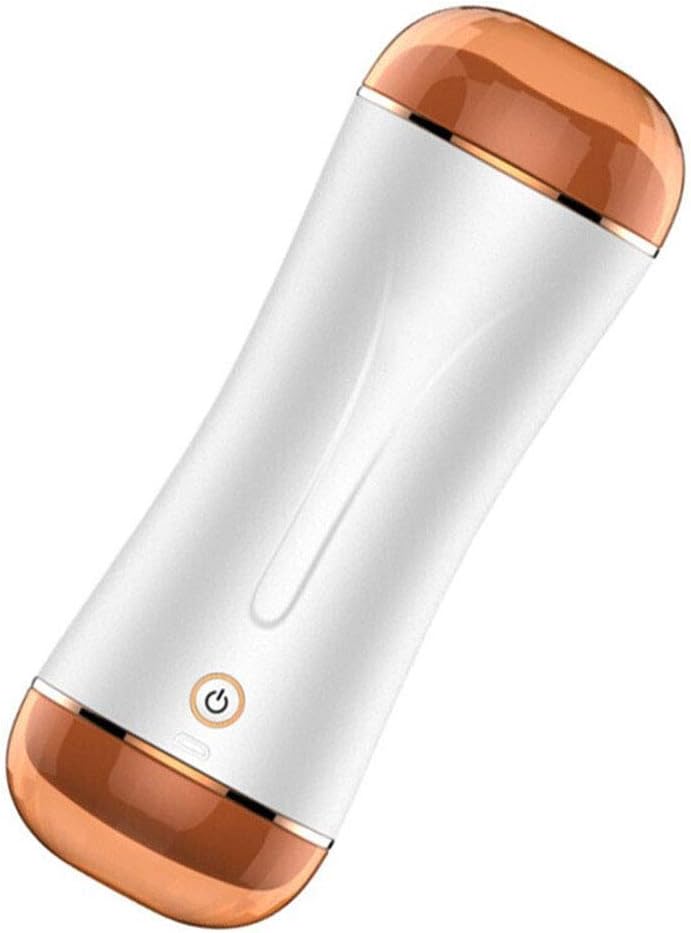 2-in-1 Lifelike-P'ûššey P'ôçkêt Deluxe Toy, Electric & Waterproof Massage Device for Men Endurance & Delayed Training, Relaxation Gift White