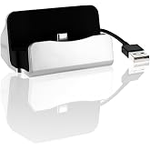 Type-C Charger Dock, BENACES Non-Slip Vertical Silver USB-C Charging Dock Stand Cradle for iPhone15 Series, Samsung Galaxy S8, Note8, LG G5 G6 V20, HTC 10, and Other Type C Devices