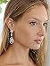 Mariell Luxury CZ Pear Shaped Teardrop Dangle Chandelier Bridal Earrings for Wedding, Bridesmaids & Prom