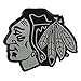 FANMATS 14791 Chicago Blackhawks 3D Chrome Metal Auto Emblem