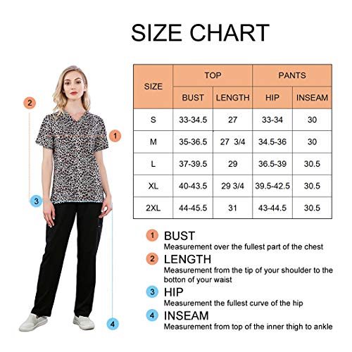 Pant Scrubs Set Nurse Uniform 