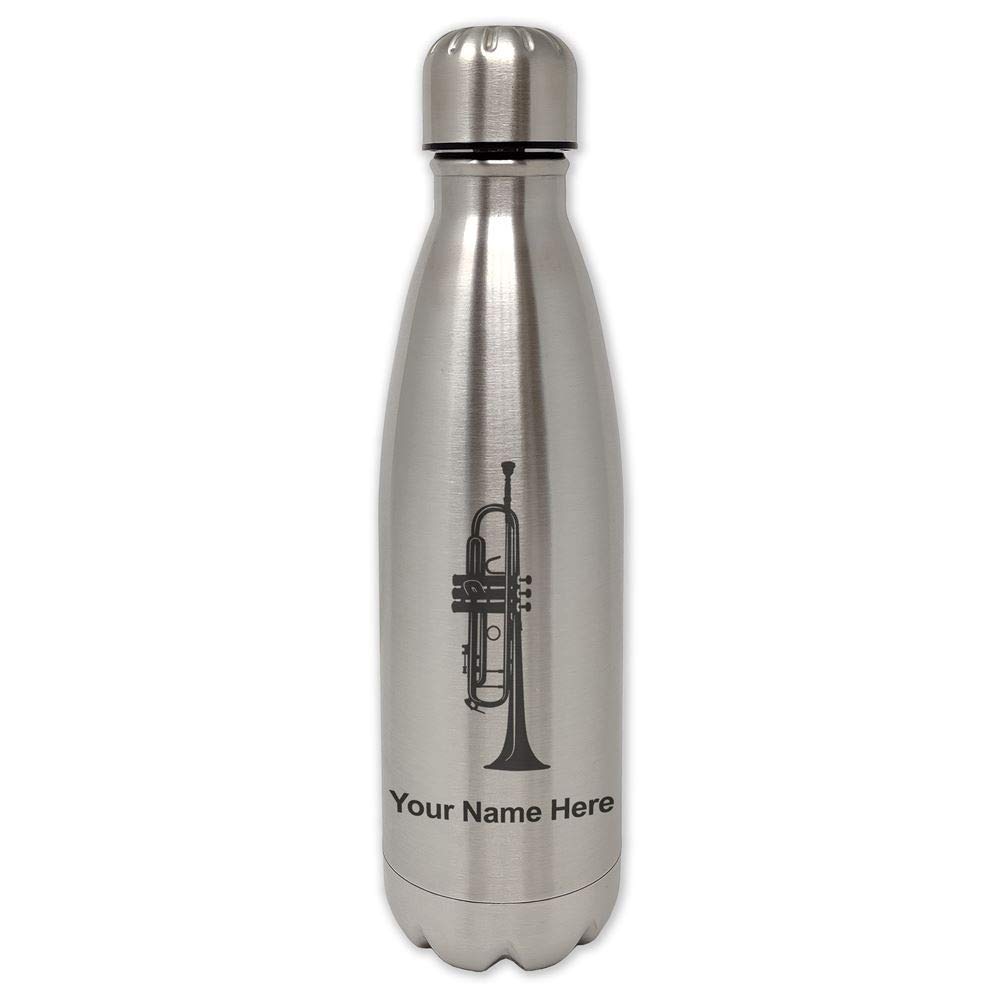 SkunkWerkzSkunkWerkz Water Bottle, Trumpet, Personalized Engraving Included