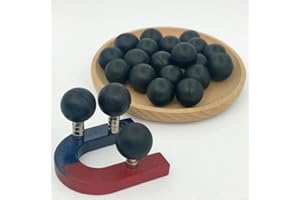 Lambid 30 x .68 Cal Rubber Steel Balls 6.7 Grams Hard Iron Infused Rubber Projectiles Ammo of 68 Caliber Compatible with Pistelle X-68, Byrna SD/LE, Salt Supply, Grimburg Gavle for Self Defense