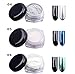 12 pack Chrome Mirror Nail Powder with Smooth Shimmer Shining Glitter Effect Pigment for Nail Art DIY manicure by Baby Beauty