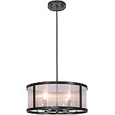 Craftmade Danbury 4 Light Pendant Matte Black