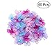 Fenical 50pcs 3D Butterfly Wire Mesh Butterfly Wedding Home Decoration (Mixed Color)