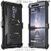COVRWARE [Aegis Series] case Compatible with ZTE ZMAX PRO/ZTE Carry, with Built-in [Screen Protector] Heavy Duty Full-Body Rugged Holster Armor Case [Belt Swivel Clip][Kickstand], Black