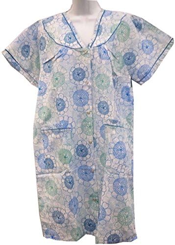 Open Front Snap Down Women Duster - House Gown - Nightgown - All Sizes Regular & Plus