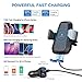 andobil Wireless Car Charger Mount [with QC 3.0 Adapter],Qi Faster Car Charger Mount Compatible iPhone 12/11/X/SE/8 Series, Samsung S21/20/10, Note20/10 Series, for Vent & Dashboard & Windshield