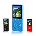 Music Player, FecPecu 8GB MP3 Player Updated Version 80 Hours Playback Hi-Fi Sound, Portable Audio Player Expandable Up to 64GB (Blue)