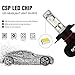Snorda H4 LED Headlight Bulb, 8000 Lumens ultra-bright 9003 headlight bulb Conversion Kit with CSP Chips to replace High Beam, Low Beam and Fog Bulb (white 6500K)-2 packs