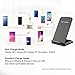 Wireless Charger, Seneo Qi Wireless Charger Charging Pad Stand with Anti-Slip Rubber Base for iPhone Xs/Xs max/XR/X/8/8 Plus, Fast Charging for Galaxy Note 9/ S9, and All Other Qi-Enabled Devices