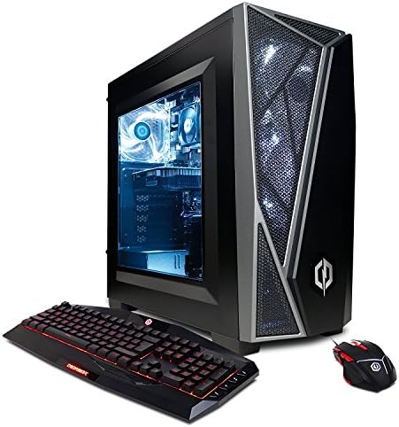 CYBERPOWERPC Gamer Master GMA4400A Desktop Gaming PC (AMD Ryzen 5 1600X 3.6GHz, AMD R7 250 2GB, 8GB DDR4 RAM, 2TB 7200RPM HDD, Win 10 Home)