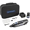 Dremel 8240-5 12V Cordless Rotary Tool Kit with Variable Speed and Comfort Grip - Includes 2AH Battery Pack, Charger, 5 Acces