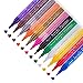 Acrylic Paint Pen for Ceramic Painting - Permanent Acrylic Marker Pens for Rock Painting, Glass, Porcelain, Mug, Wood, Fabric, Canvas, Craft Projects, Set of 12 Colors