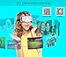 AMAZKER 3D Panda Mini VR Device With Magnetic Trigger for Gift for Child,Upgraded Ultra Light Portable Virtual Reality Headset Version Glasses for iPhone 6s Nexus 6 Samsung Galaxy s5 s6
