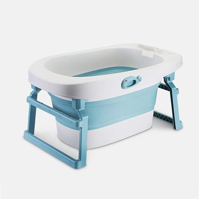 Folding Bath Bath Bath for Baby, Folding Home Baby, Portable Plastic
