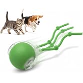 BRICKSWAN Interactive Cat Toys Ball for Cats - Upgrade Automatic Cat Toys for Indoor Cats, 3 Modes 2 Speed Moving Cat Ball (Green)