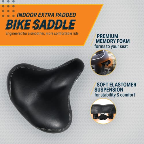 Bikeroo Extra Padded Bike Seat Comfortable Bike Seats for Men & Women
