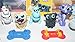 Disney Puppy Dog Pals Deluxe Party Favors Goody Bag Fillers Set of 14 with 10 Figures, 2 Skateboards, Pals Sticker and PAW Tattoo Featuring Rolly, Bingo and All Friends!