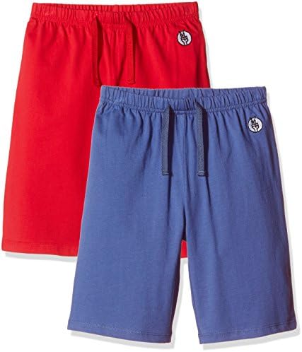 Kid NationKids Unisex 100% Cotton Casual Pull On Shorts for Boys and Girls 4-12 Years