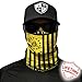 Salt Armour Face Mask Shield Protective Balaclava Bandana MicroFiber Tube Neck Warmer (Dont Tread on Me Yellow)