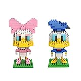 Gooband® Donald Duck / Daisy Duck - Pack of 2 LOZ Nanoblock Collection Total 420pcs