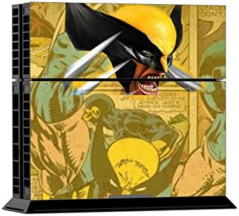 MODFREAKZ™ Console and Controller Vinyl Skin Set - Claw Comic Guy Logan for Playstation 4