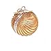 Woman Round Ball Clutch Handbag Rhinestone Ring Handle Purse Evening Bag (Gold)