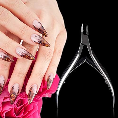 Professional Stainless Steel Cuticle Nipper Cutter Nail Art Clipper Scissor Manicure Tool For Trimming Dead Skin