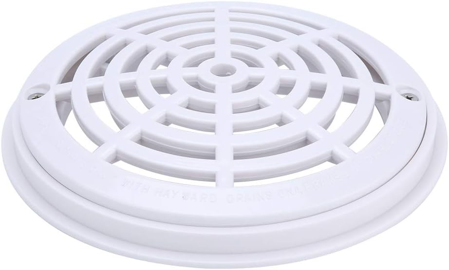 Jeffergarden 1Pc Round Main Drain Cover for Swimming Pool Replacement Pipe Fittings