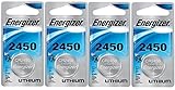 Energizer Lithium Coin Blister Pack Watch/Electronic Batteries CR2450 (Pack of 4)