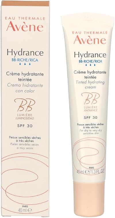 Avene Hydrance BB-Rich Tinted Hydrating Cream SPF 30 - 1.3 oz for Dry Sensitive