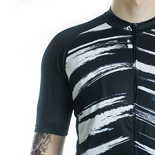 Racmmer Mens Breathable Short Sleeve Cycling Jersey Bike Shirt Cycling Clothing - Thumbnail 7