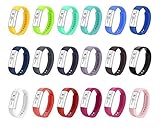 18 Colors Newest Fitbit Alta HR and Alta Bands with Metal Clasp, BeneStellar Silicone Replacement Small&Large Bracelet Strap Band for Fitbit Alta HR and Alta WatchBand Wristband Accessories