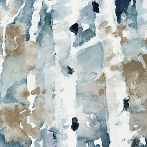 ART.COM Wall Art Print Blue Upon the Hill Square II by Lanie Loreth, 30" x 30"